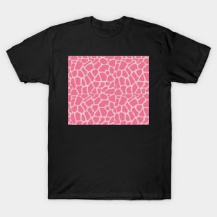 Modern Animal Skin Pattern Giraffe T-Shirt